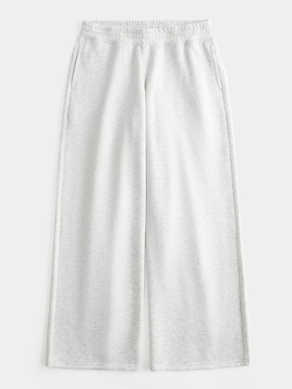 Hollister Ultra High Rise Light Grey Wide Leg Sweatpants Size XS